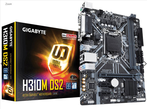 Main Gigabyte H310M-DS2 (Chipset Intel H310/ Socket LGA1151/ VGA onboard)